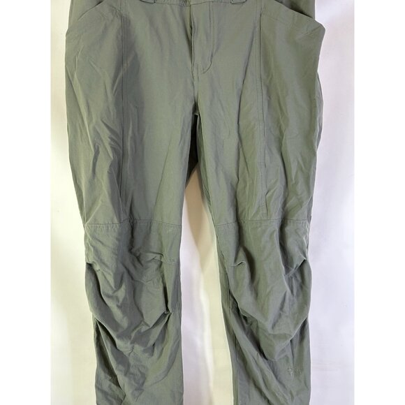 REI Co-Op Nylon Convertible Roll Up Hiking Trail Cargo Pants Green - Picture 3 of 11